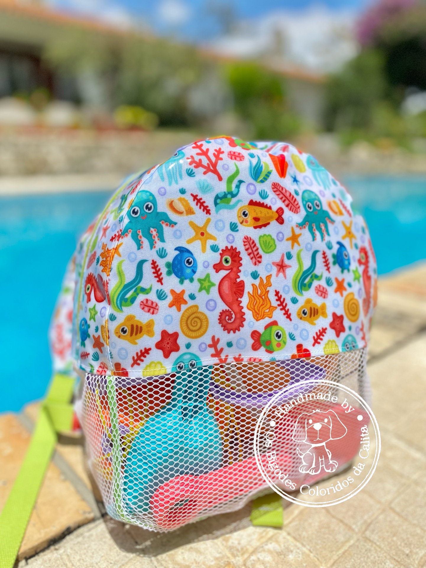 Mochila de Praia Animais de Mil Cores