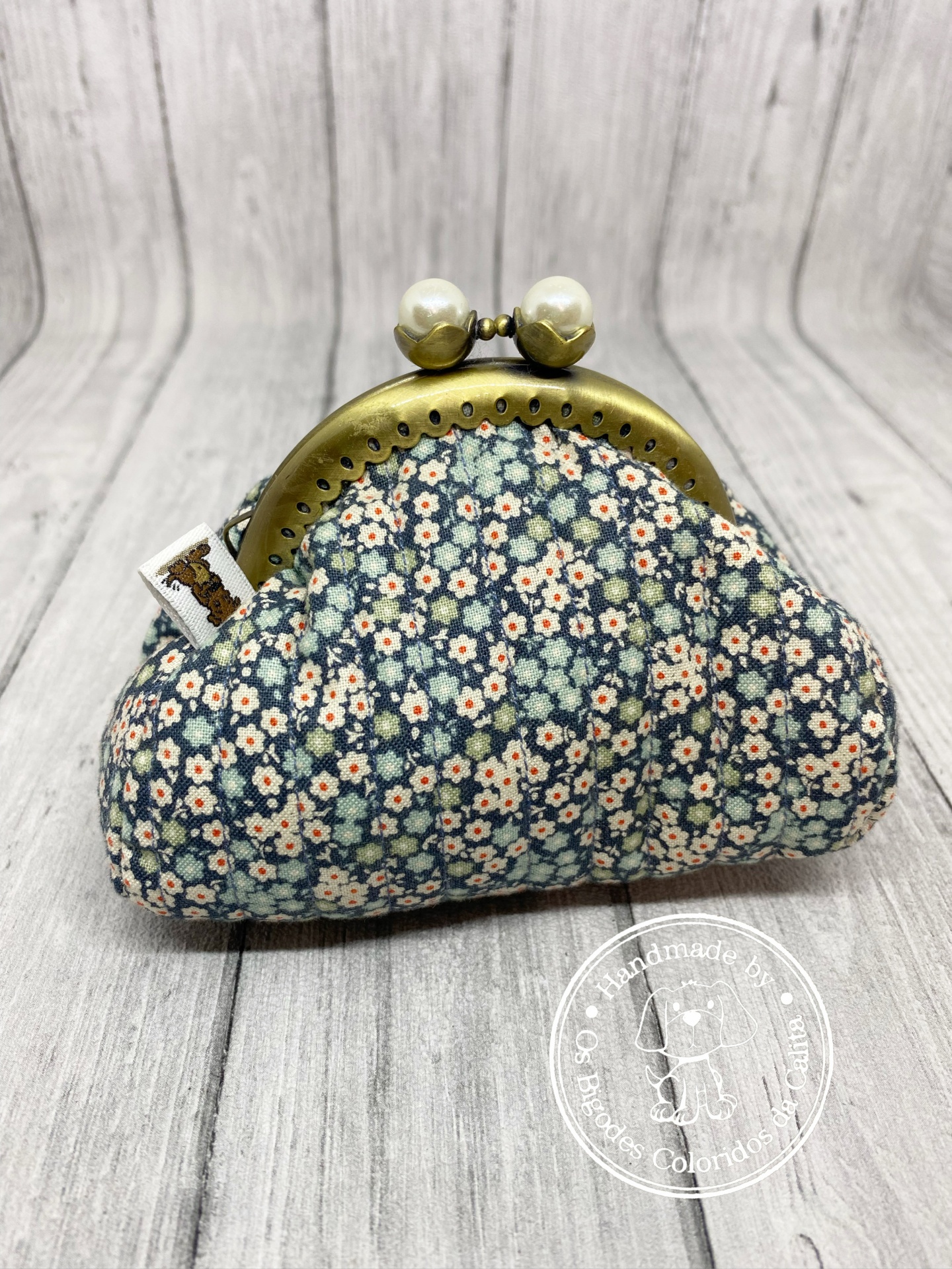 Porta-Moedas Fecho D'Avó Verde