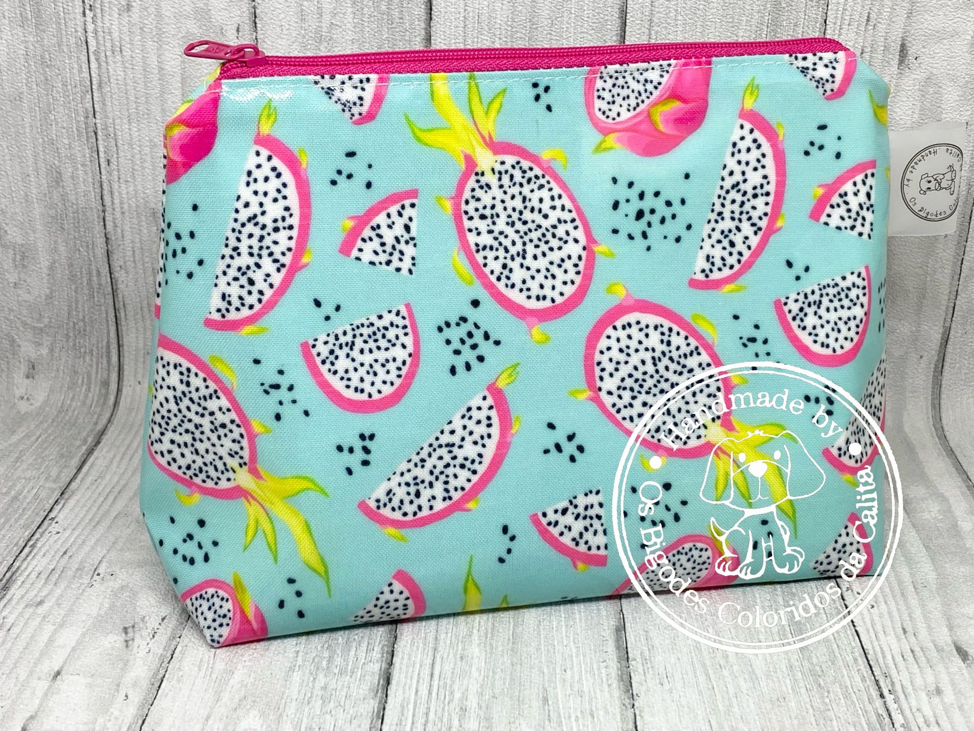 Necessaire Plastificada Pequena Pitaias