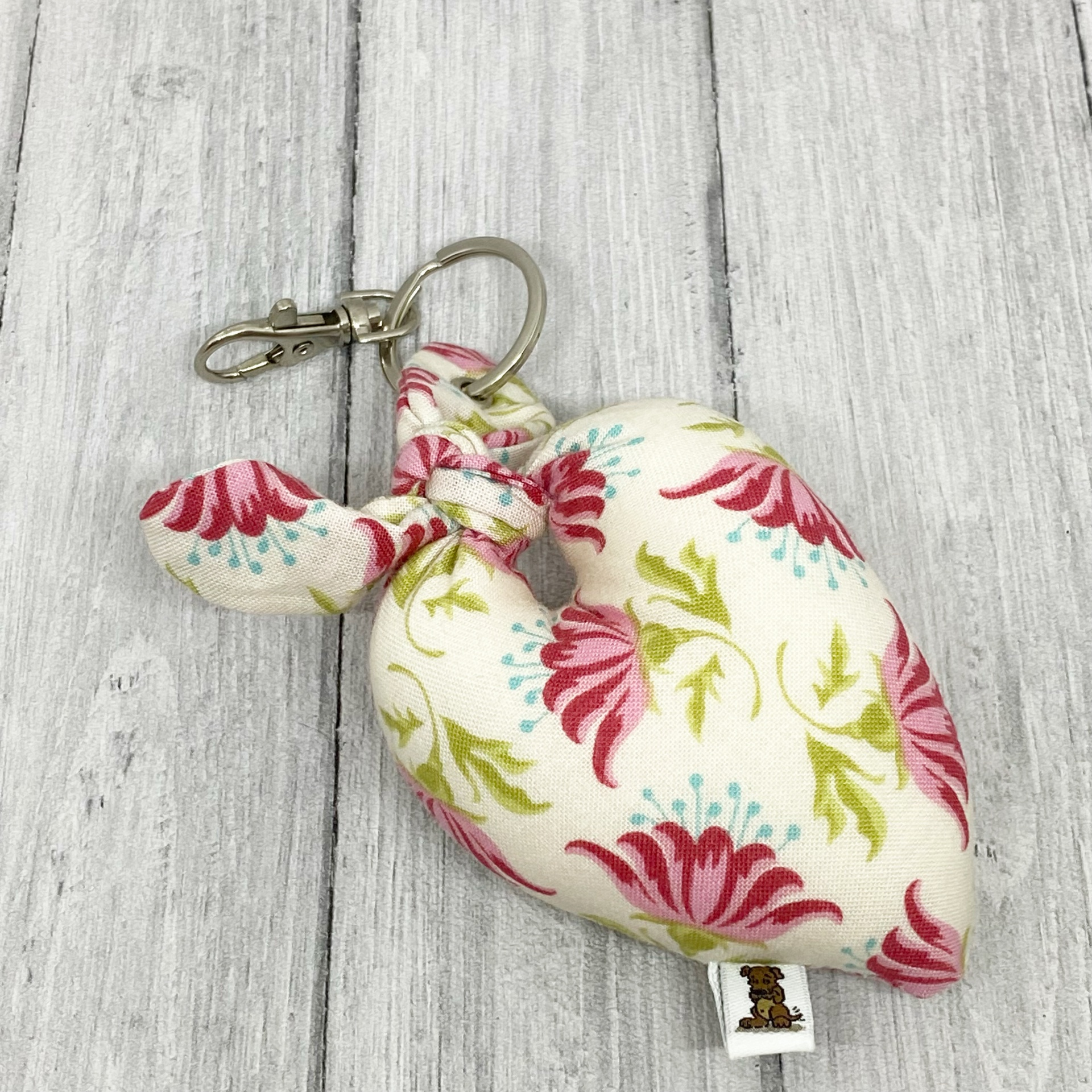 Porta-chaves coração red tulip