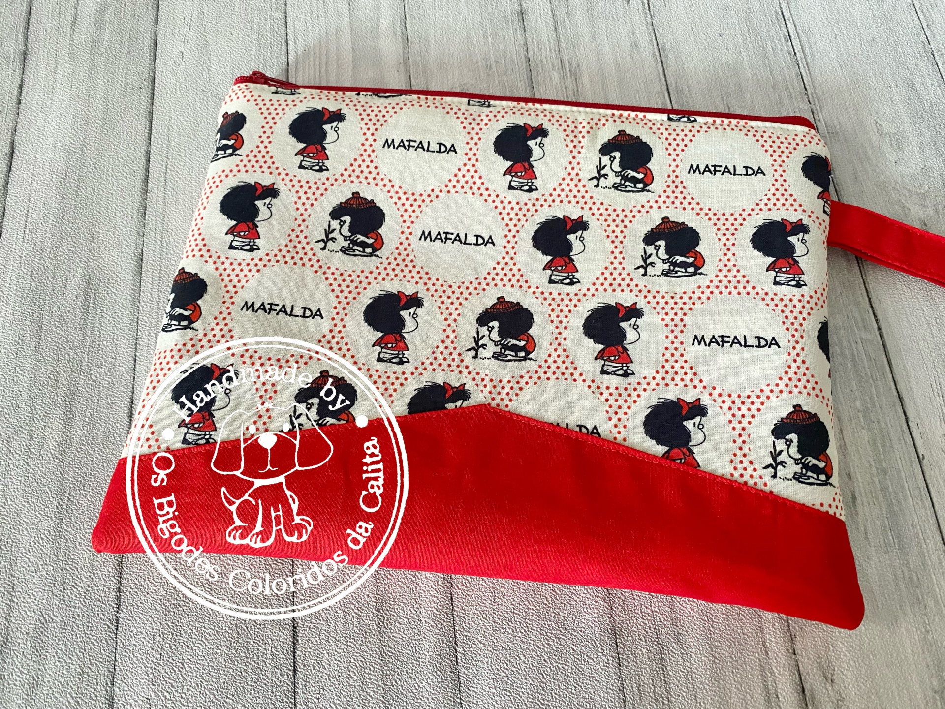 Bolsa de Mão Mafalda  Curiosa