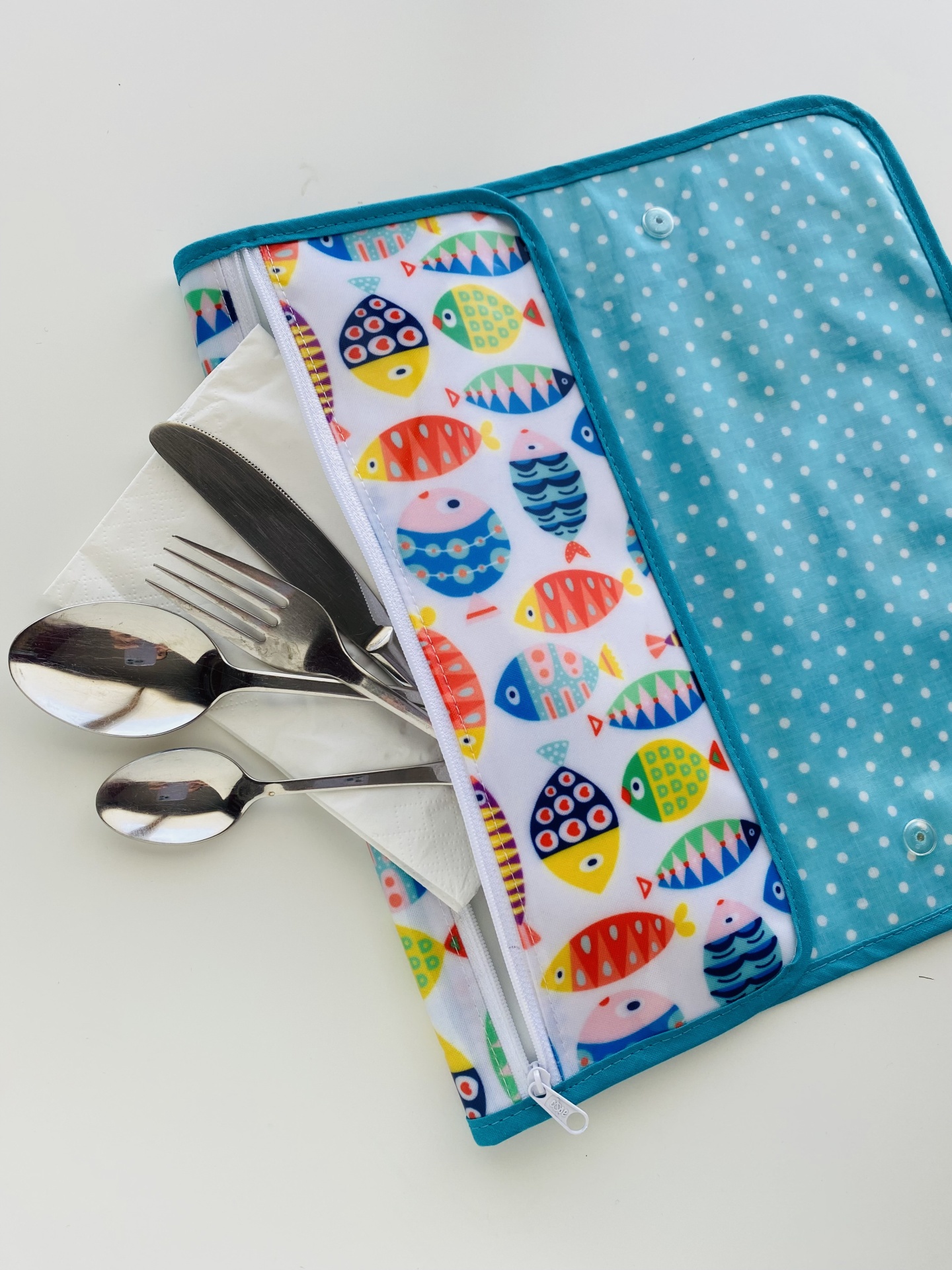 Individual de Refeição com porta talheres #002