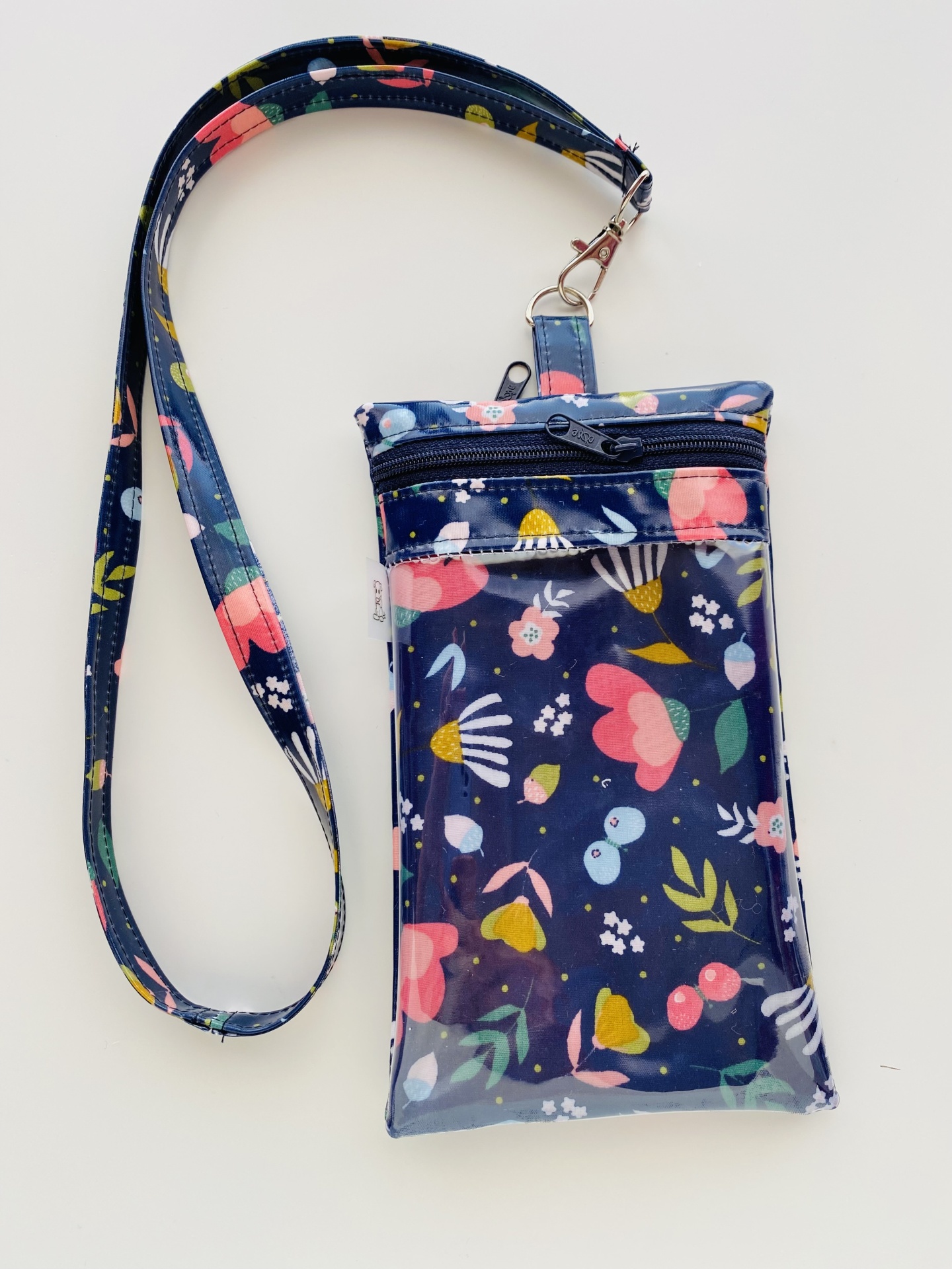 Bolsa Telemóvel Malmequeres Fundo Azul