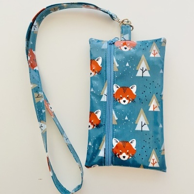 Bolsa Telemóvel Panda Vermelho