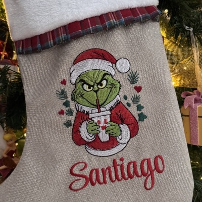 Bota de Natal Grinch