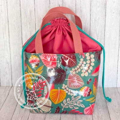 Lancheira Quadrada Autumn Flowers