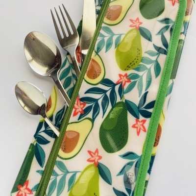 Individual de Refeição com porta talheres #005