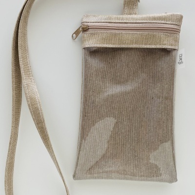 Bolsa Telemóvel linho Alentejano Brilhante