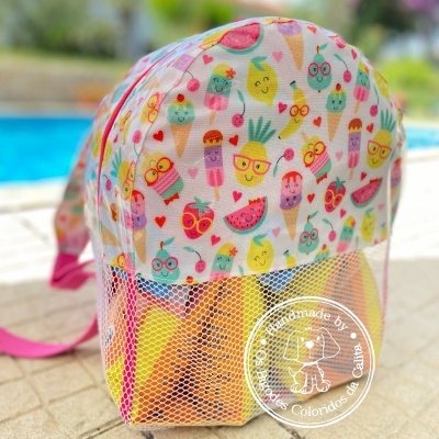 Mochila de Praia Gelados de Fruta