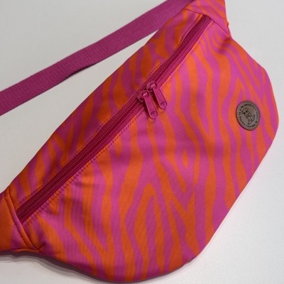 BumBag Zebra Rosa e Laranja