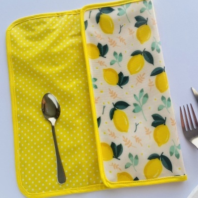 Individual de Refeição com porta talheres #004