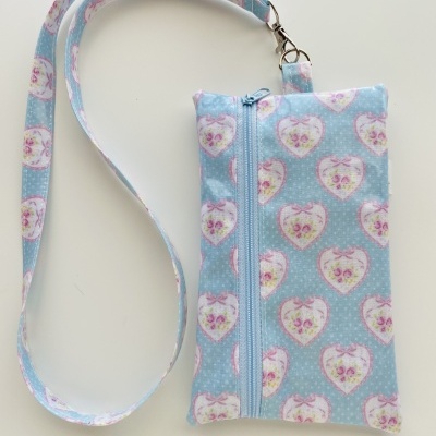 Bolsa Telemóvel Blue Hearts