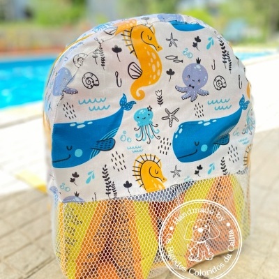 Mochila de Praia Boy Sea Animals