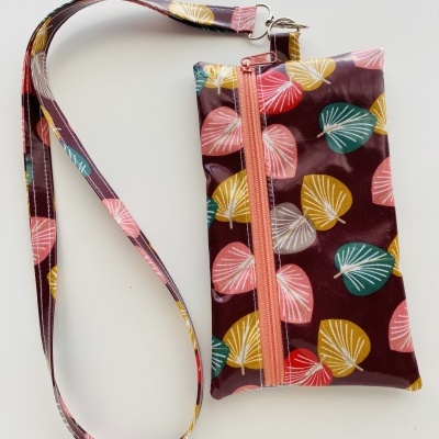 Bolsa Telemóvel Folhas Coloridas