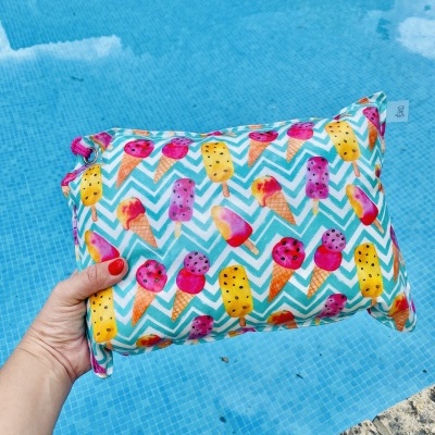 Almofada de Praia Chevron Gelados