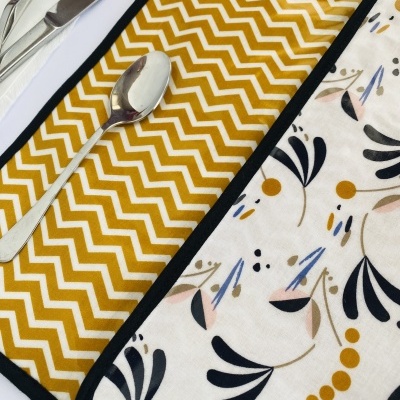 Individual de Refeição com porta talheres #003