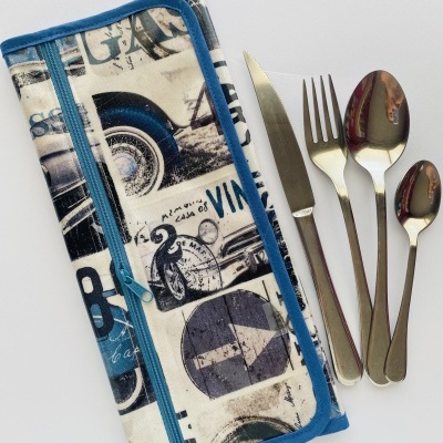 Individual de Refeição com porta talheres #010