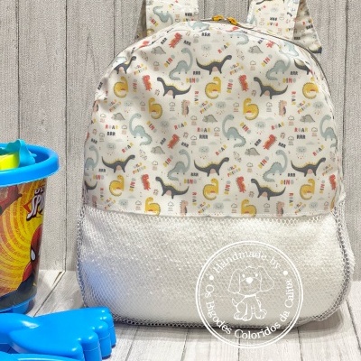 Mochila de Praia Dinossauros Pequenos