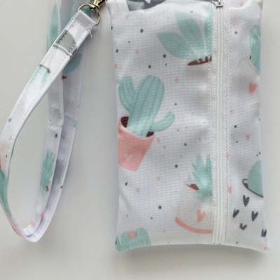 Bolsa Telemóvel Vasos de Suculentas