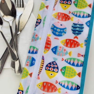 Individual de Refeição com porta talheres #002