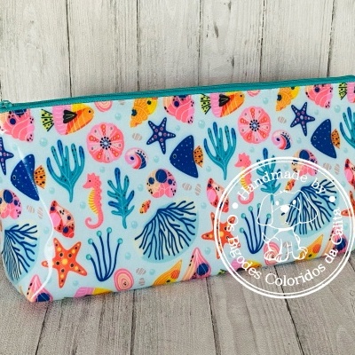 Necessaire Plastificada Grande Fundo do Mar