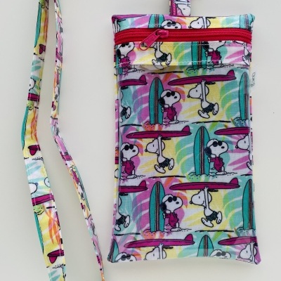 Bolsa Telemóvel Snoopy Surf