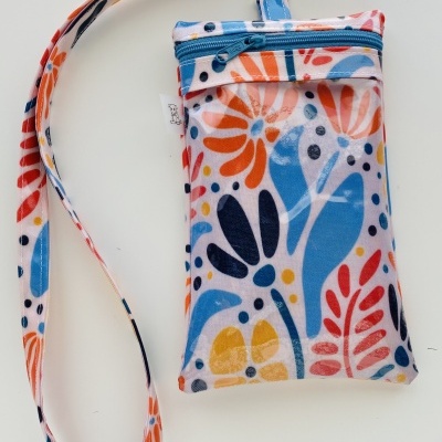 Bolsa Telemóvel Paint Flowers