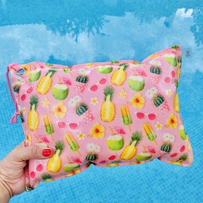 Almofada de Praia Tropical Pink