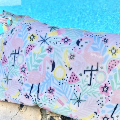 Almofada de Praia Pink Flamingo