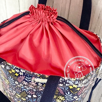 Lancheira Quadrada Country Flowers