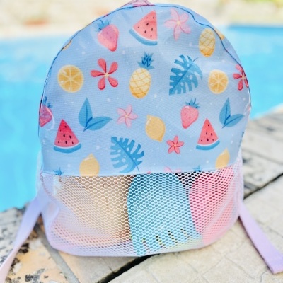 Mochila de Praia Frutas Tropicais