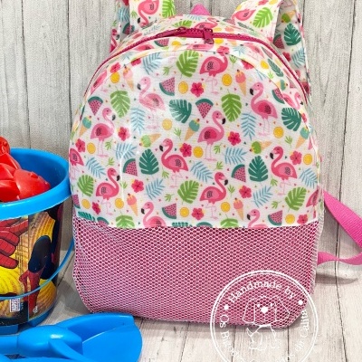 Mochila de Praia Pretty Flamingos