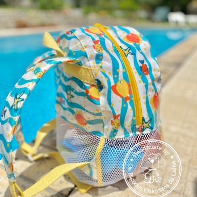 Mochila de Praia Peixinhos nas Ondas