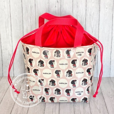 Lancheira Quadrada Mafalda Curiosa