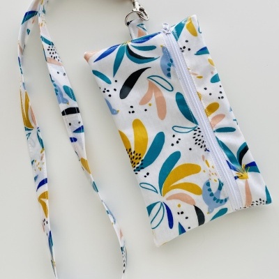 Bolsa Telemóvel Folhas e Pássaros