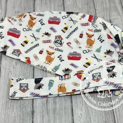 Touca Cirúrgica Vet Branco