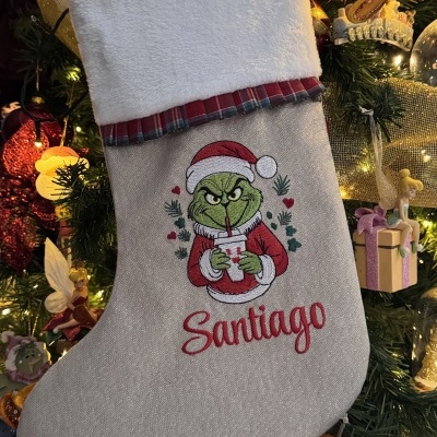 Bota de Natal Grinch