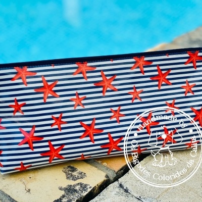 Necessaire Plastificada Grande Riscas