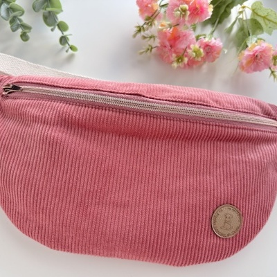 BumBag Bombazina Rosa Mosqueta
