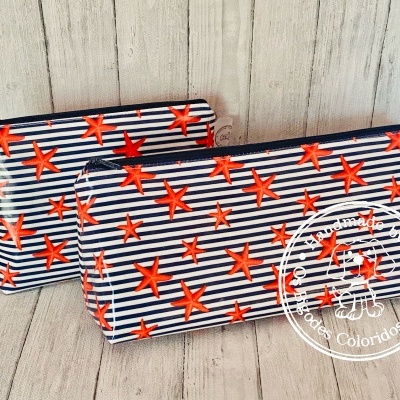 Necessaire Plastificada Grande Riscas