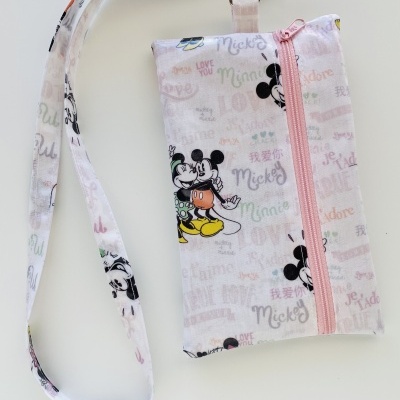 Bolsa Telemóvel Mickey&Minnie Apaixonados