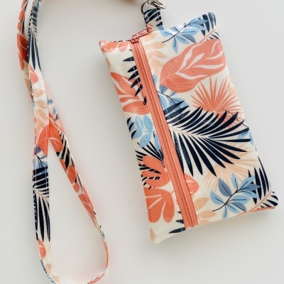 Bolsa Telemóvel Folhas