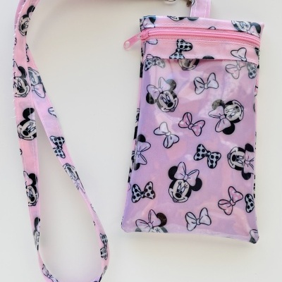 Bolsa Telemóvel Pink Minnie