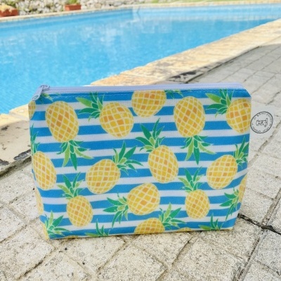 Necessaire Plastificada Pequena Ananases