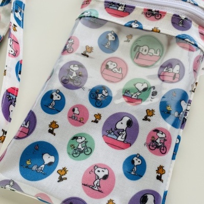 Bolsa Telemóvel Snoopy Bolhas