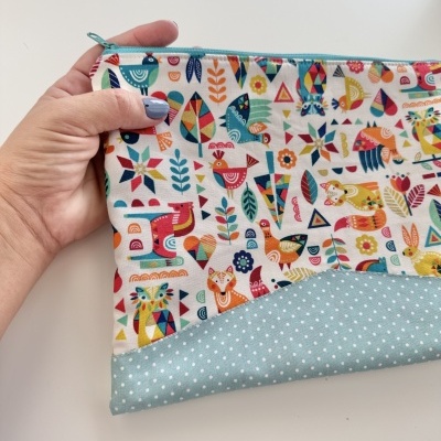 Bolsa de Mão Geometric Animals