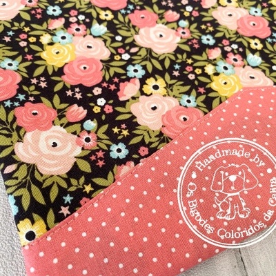 Bolsa de Mão Black Roses