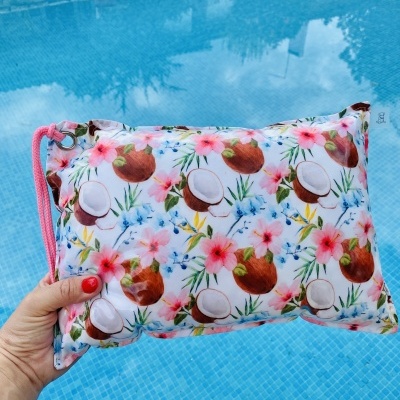 Almofada de Praia Cocos Azuis