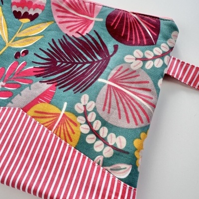 Bolsa de Mão Folhas Grandes