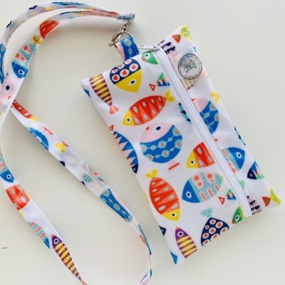 Bolsa Telemóvel Peixes Coloridos